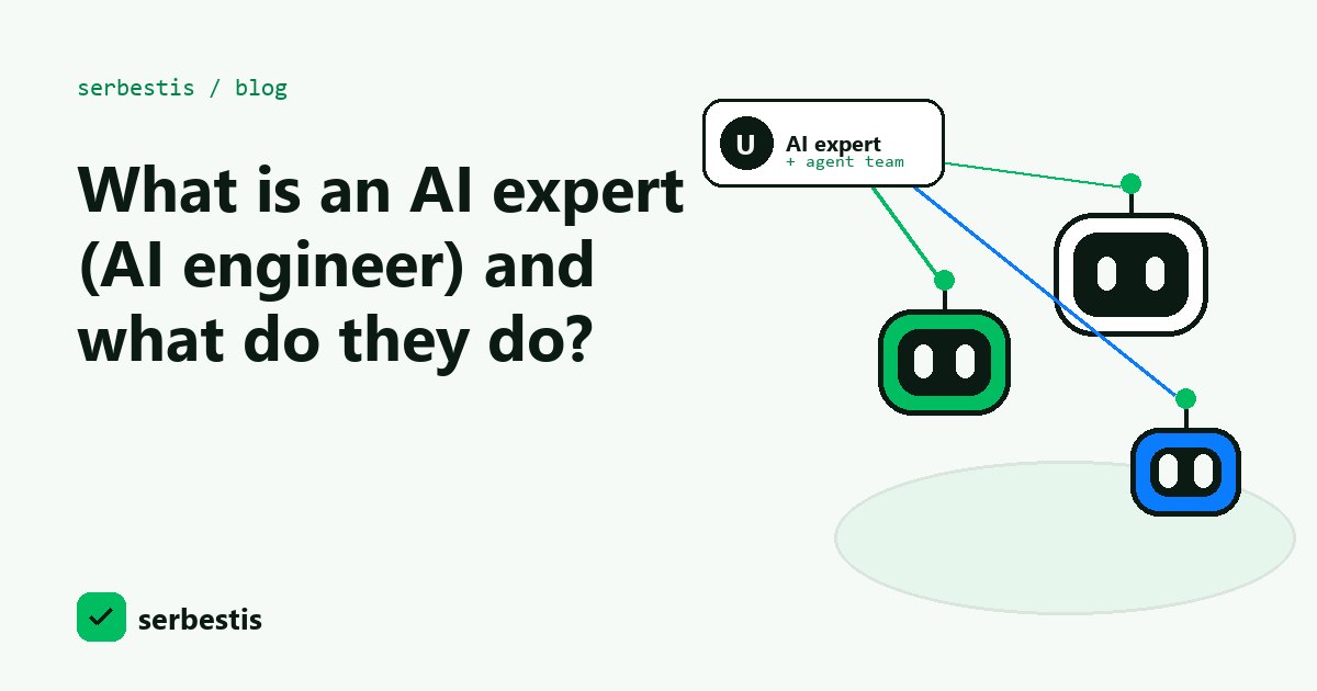 Cover image for what is an AI expert