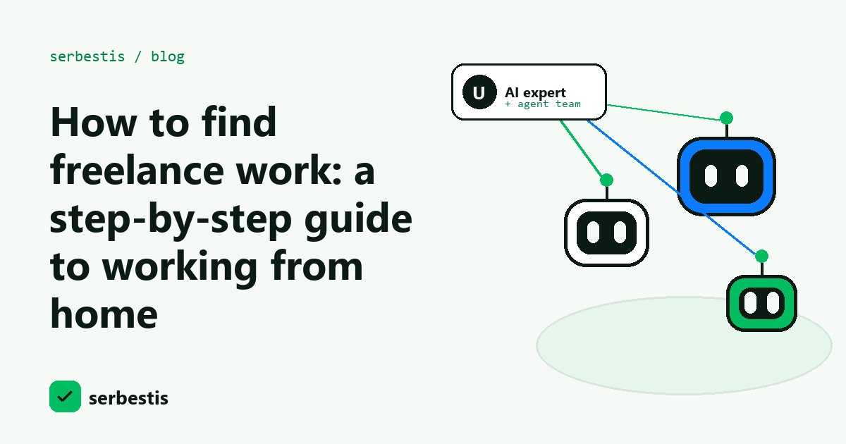 Cover image: how to find freelance work