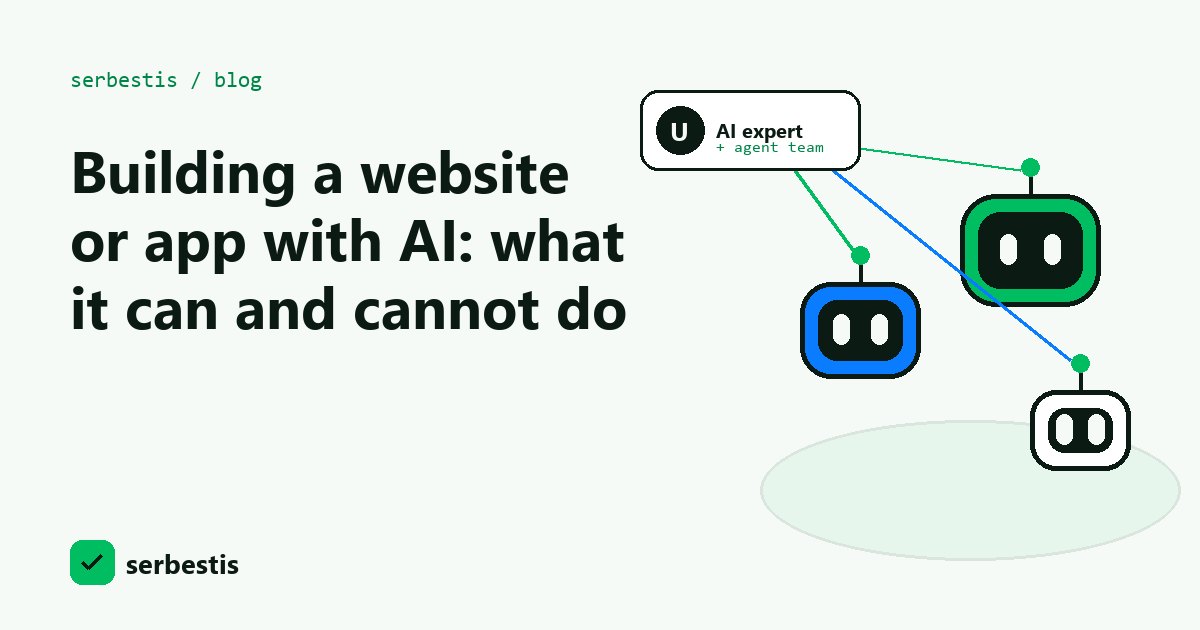 Cover image: building an app with AI