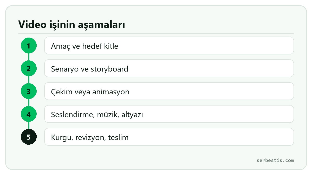 Tanıtım videosu üretim aşamaları