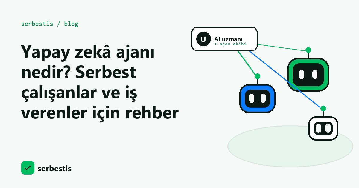 Yapay zekâ ajanı nedir kapak görseli